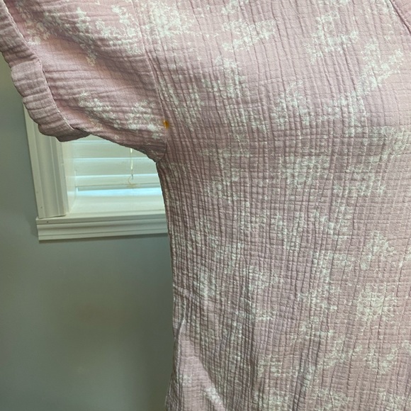 Day Dress by Waverly Pink violet with white flowers - Picture 3 of 9